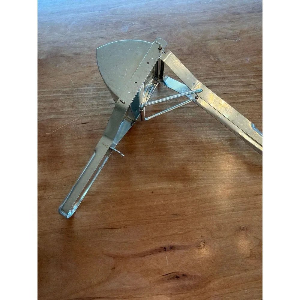 Stainless Steel Triangle Potato Ricer‎ and Fruit Press